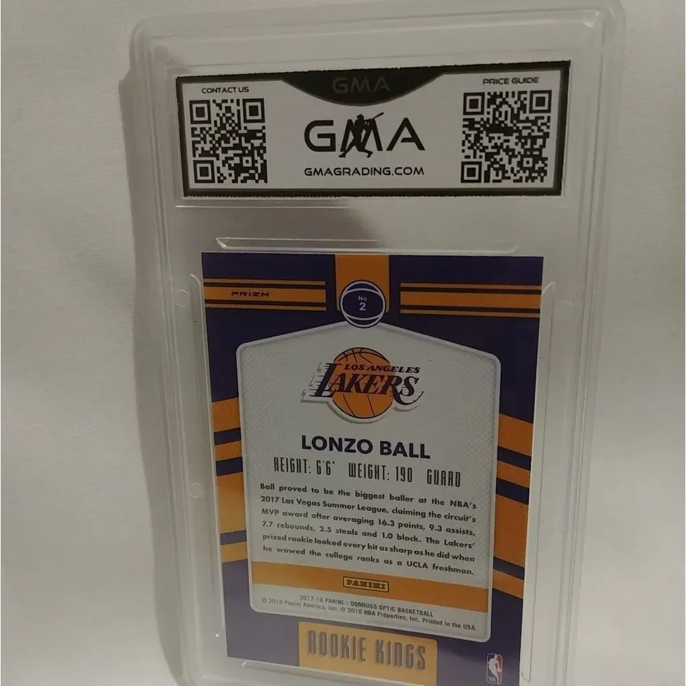 Lonzo Ball Rookie 2017 Donruss Optic